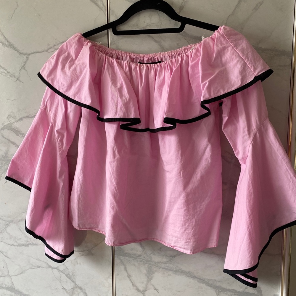 Zara pink shirt